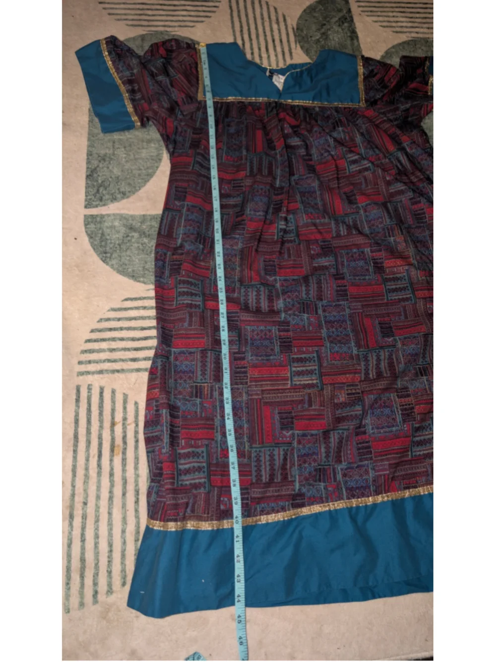 Vintage Krist Gundsen Kaftan Dress Size XL